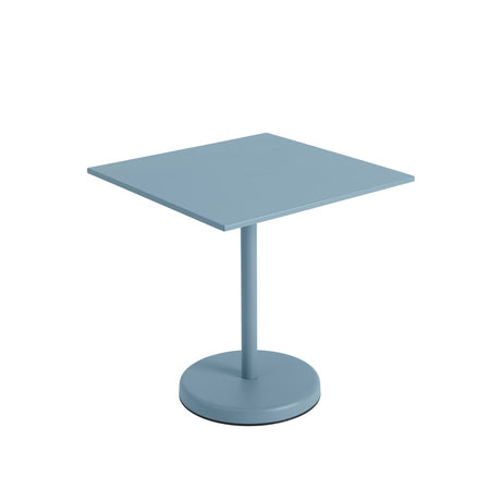 Linear Steel Café-Tisch 70x70 cm, H73 cm von Muuto - Hellblau - Jacobsen Plus