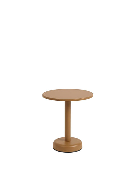 Linear Steel Coffee Table, Ø42 von Muuto - Anthrazit Schwarz - Jacobsen Plus