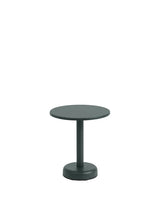 Linear Steel Coffee Table, Ø42 fra Muuto - Dark green - Jacobsen Plus