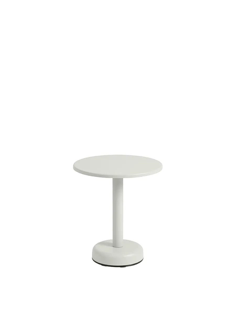 Linear Steel Coffee Table, Ø42 fra Muuto - Grey - Jacobsen Plus