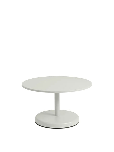 Linear Steel Coffee Table, Ø70 von Muuto - Anthrazit Schwarz - Jacobsen Plus
