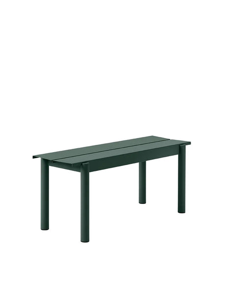 Linear Steel Bench, 110 cm fra Muuto - Dark green - Jacobsen Plus