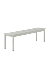 Linear Steel Bench, 170 cm fra Muuto - Grey - Jacobsen Plus
