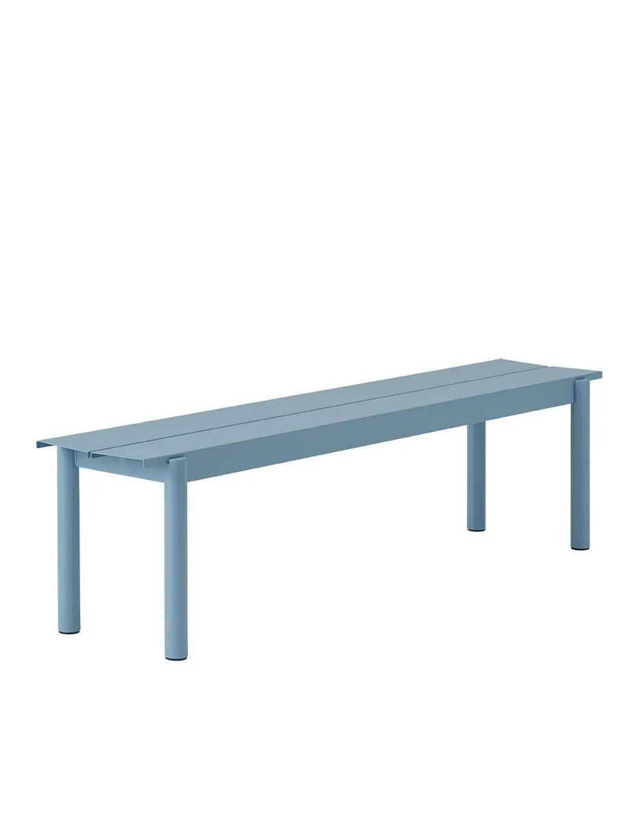 Linear Steel Bench, 170 cm fra Muuto - Pale blue - Jacobsen Plus
