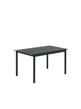 Linear Steel Table, 140x75 cm fra Muuto - Anthracite black - Jacobsen Plus