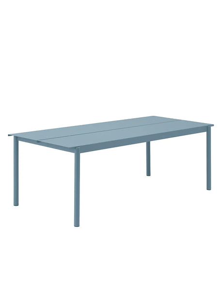 Linear Steel Table, 220x90 cm von Muuto - Anthrazit Schwarz - Jacobsen Plus