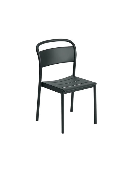 Linear Steel Side Chair von Muuto - Anthrazit Schwarz - Jacobsen Plus