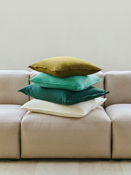 Dot Cushion Linen von HAY - Pistaziengrün - Jacobsen Plus
