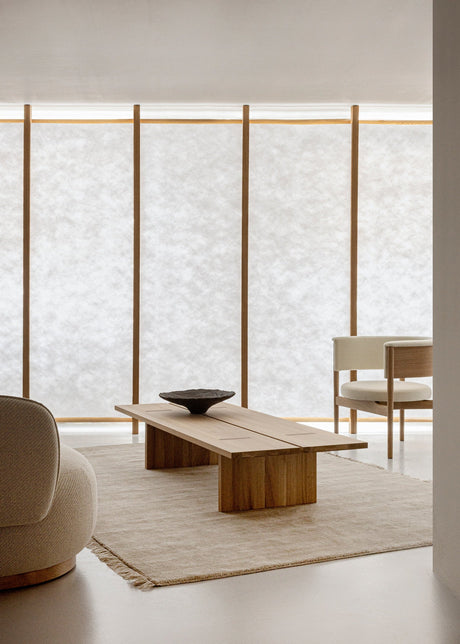 Abyss Bliss Teppich, Sand von Linie Design - 1 - Jacobsen Plus