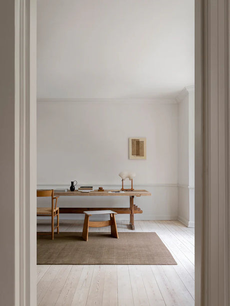 Echo Yano Teppich, Olive Brown von Linie Design - 140 x 200 cm. - Jacobsen Plus
