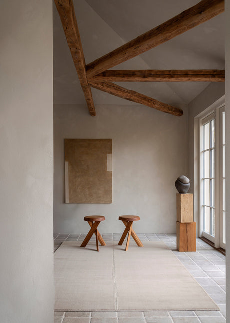 Faded Noren Teppich, Cream von Linie Design - 1 - Jacobsen Plus