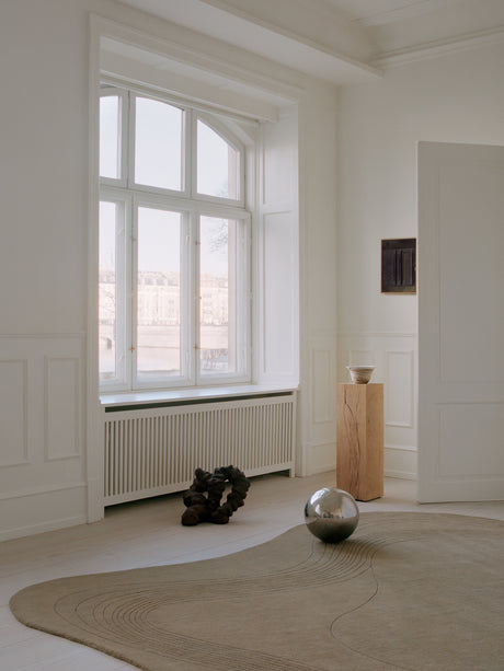 Fluid Arc Teppich, Olive von Linie Design - 225 x 300 cm. - Jacobsen Plus