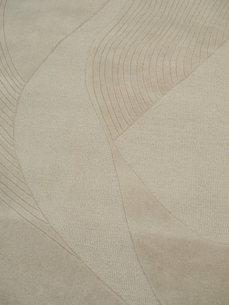 Kindle Poetry Teppich, Cream von Linie Design - 250 x 300 cm. - Jacobsen Plus
