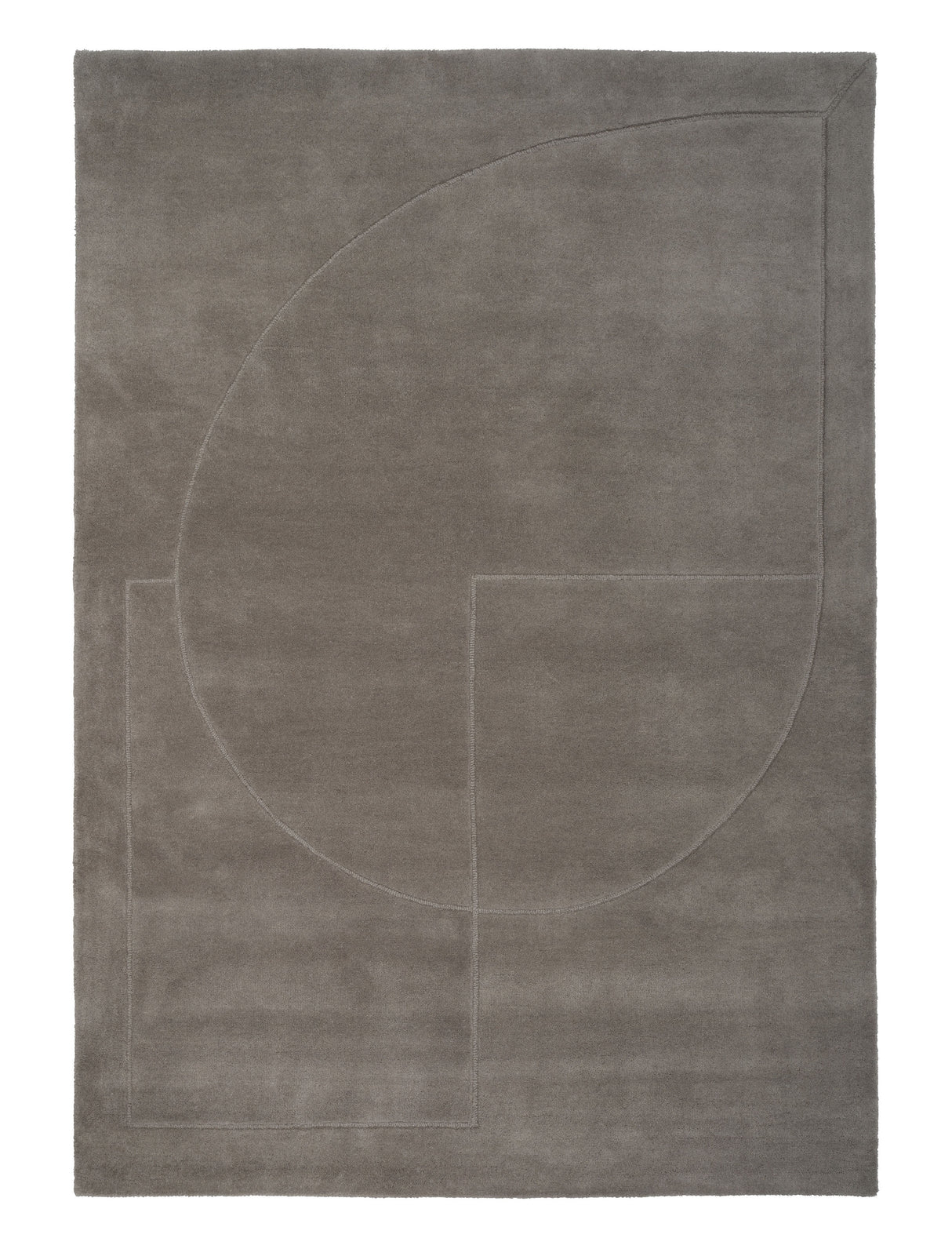 Lineal Poem Teppich, Grey von Linie Design - 140 x 200 cm - Jacobsen Plus