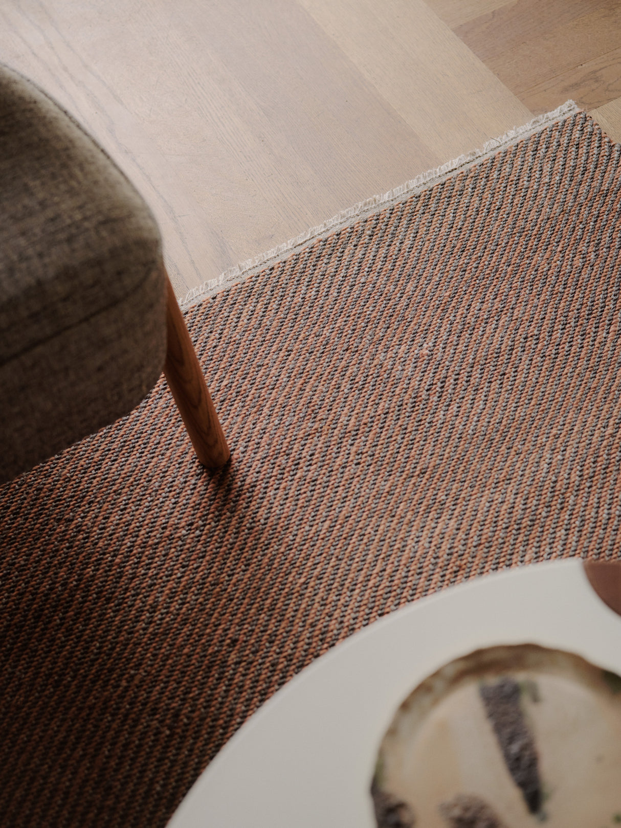 Roccella gulvtæppe, Rust fra Linie Design - 3 - Jacobsen Plus