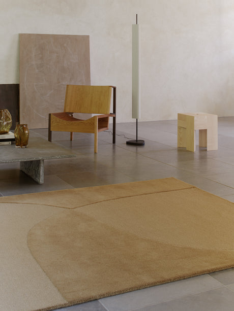 Split Plains Teppich, Mustard von Linie Design - 1 - Jacobsen Plus