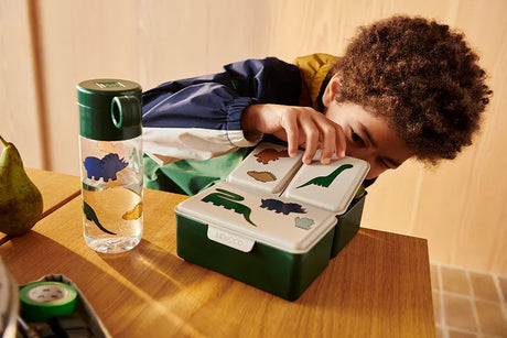 Clemence Bottle 350 ml, Dinosaurs/Mist von Liewood - 3 - Jacobsen Plus