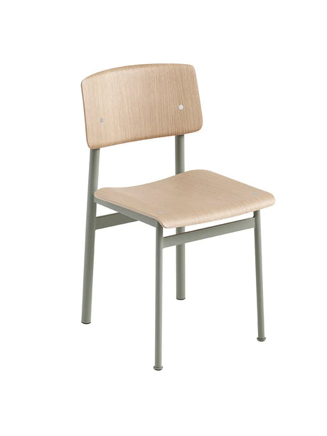 Loft Chair von Muuto - Eiche - Staubgrün - Jacobsen Plus