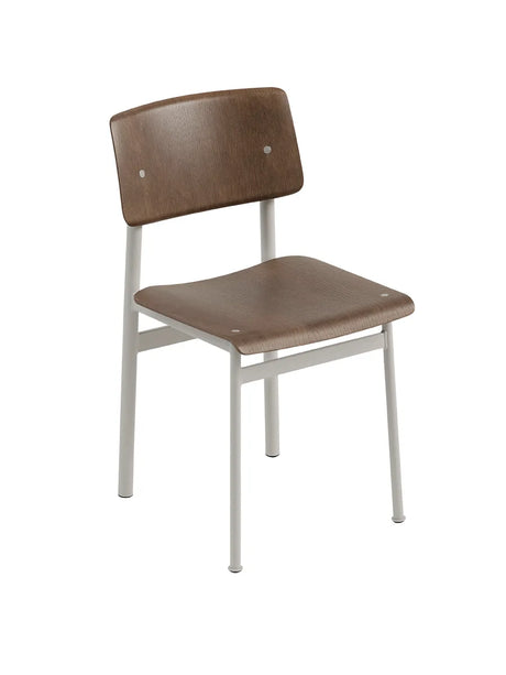 Loft Chair von Muuto - Dunkelbraun-Grau - Jacobsen Plus