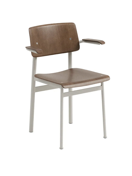 Loft Armchair von Muuto - Dunkelbraun-Grau - Jacobsen Plus