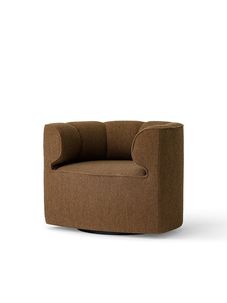 Audo Copenhagen - Eave Seamline Lounge-Sessel - Logan Nutmeg - fest Fuß - Jacobsen Plus