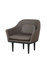 Lunar Lounge-Sessel, large, Schwarz Eg, Bellagio Quartz 5070 HR fra Stellar Works - 1 - Jacobsen Plus