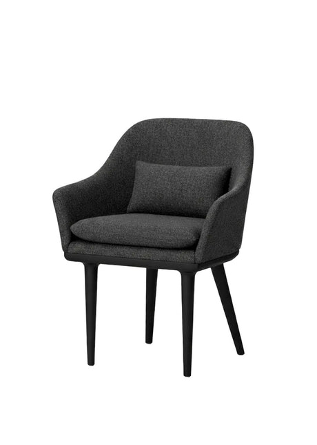 Lunar spisebordsstol, large, sort eg, Hallingdal 180 CMHR fra Stellar Works - 1 - Jacobsen Plus