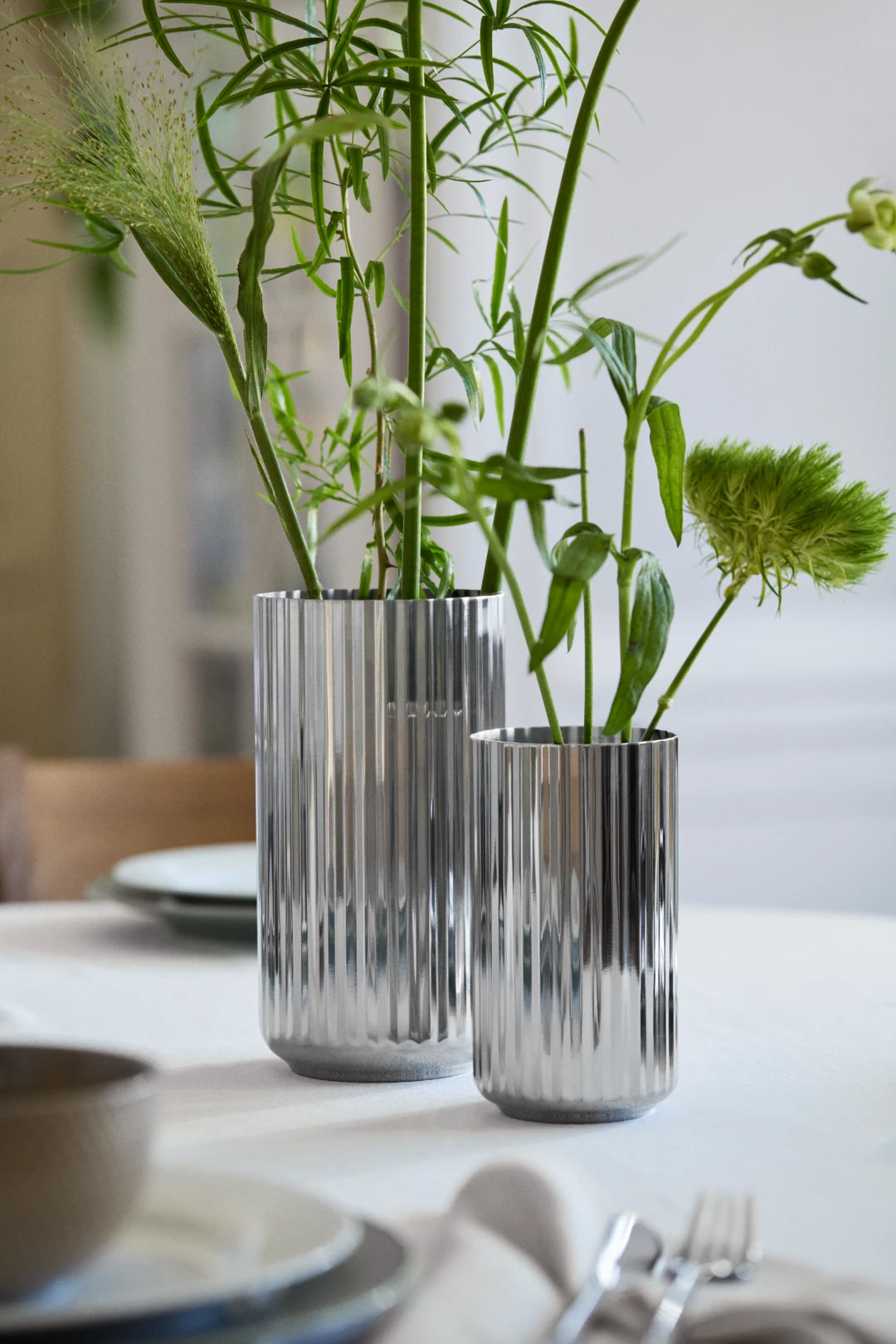Lyngby Porcelæn Lyngby vase, Chrom, H20,5 cm