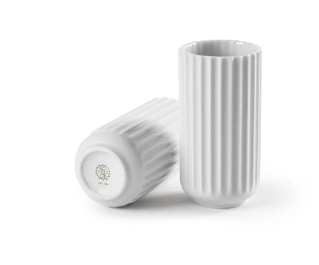 Lyngbyvase in Weiß von Lyngby Porcelæn - H: 10 / Weiß - Jacobsen Plus