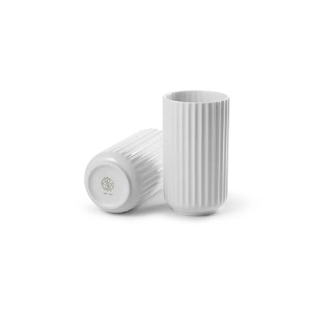 Lyngbyvase in Weiß von Lyngby Porcelæn - H: 15 / Weiß - Jacobsen Plus