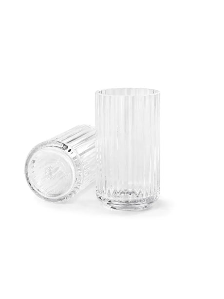 Lyngbyvase aus klarem Glas von Lyngby Porcelæn - H: 12 / Klar - Jacobsen Plus