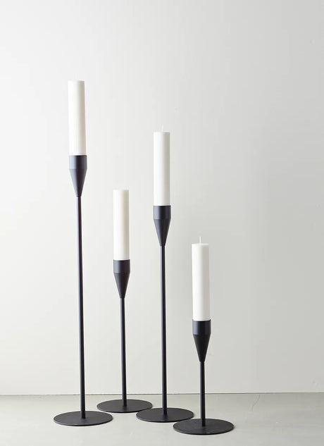 Venus Kerzenständer, Schwarz von Piet Hein - Tisch – H: 21 cm - Jacobsen Plus
