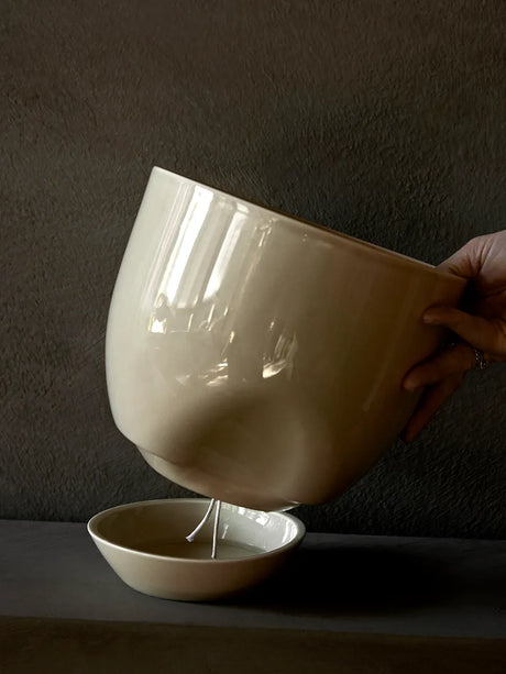 Hydrous Planter, aschen in Ø 20 cm von Audo Copenhagen - 3 - Jacobsen Plus