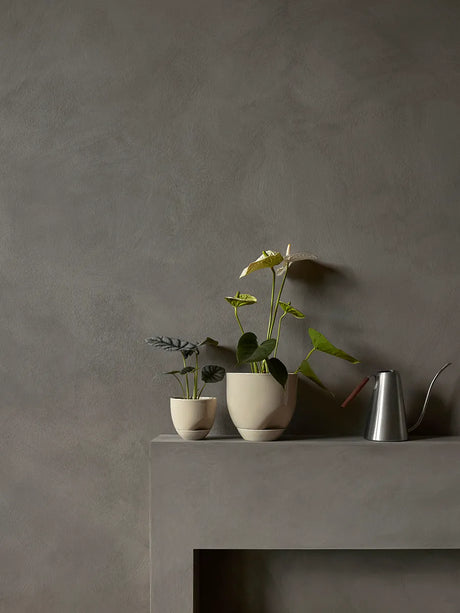 Hydrous Planter, aschgrau Ø 12 cm von Audo Copenhagen - 2 - Jacobsen Plus