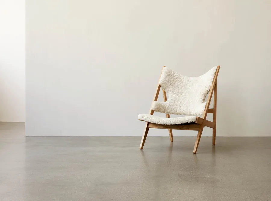 Knitting Lounge Chair, Sheepskin fra Audo Copenhagen - 12 - Jacobsen Plus