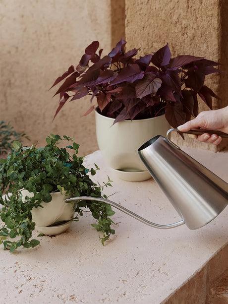 Hydrous Planter, aschgrau Ø 12 cm von Audo Copenhagen - 4 - Jacobsen Plus