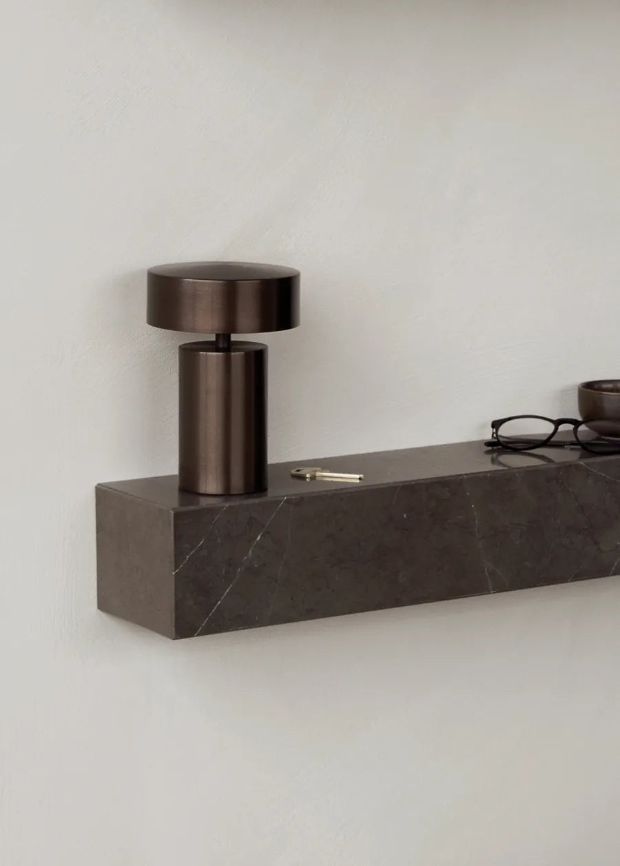 Plinth Shelf Grey Kendzo Marmor von Audo Copenhagen - 6 - Jacobsen Plus