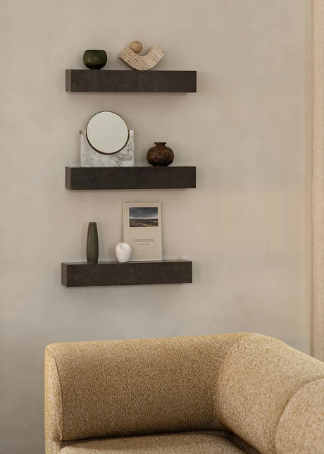 Plinth Shelf Grey Kendzo Marmor von Audo Copenhagen - 3 - Jacobsen Plus