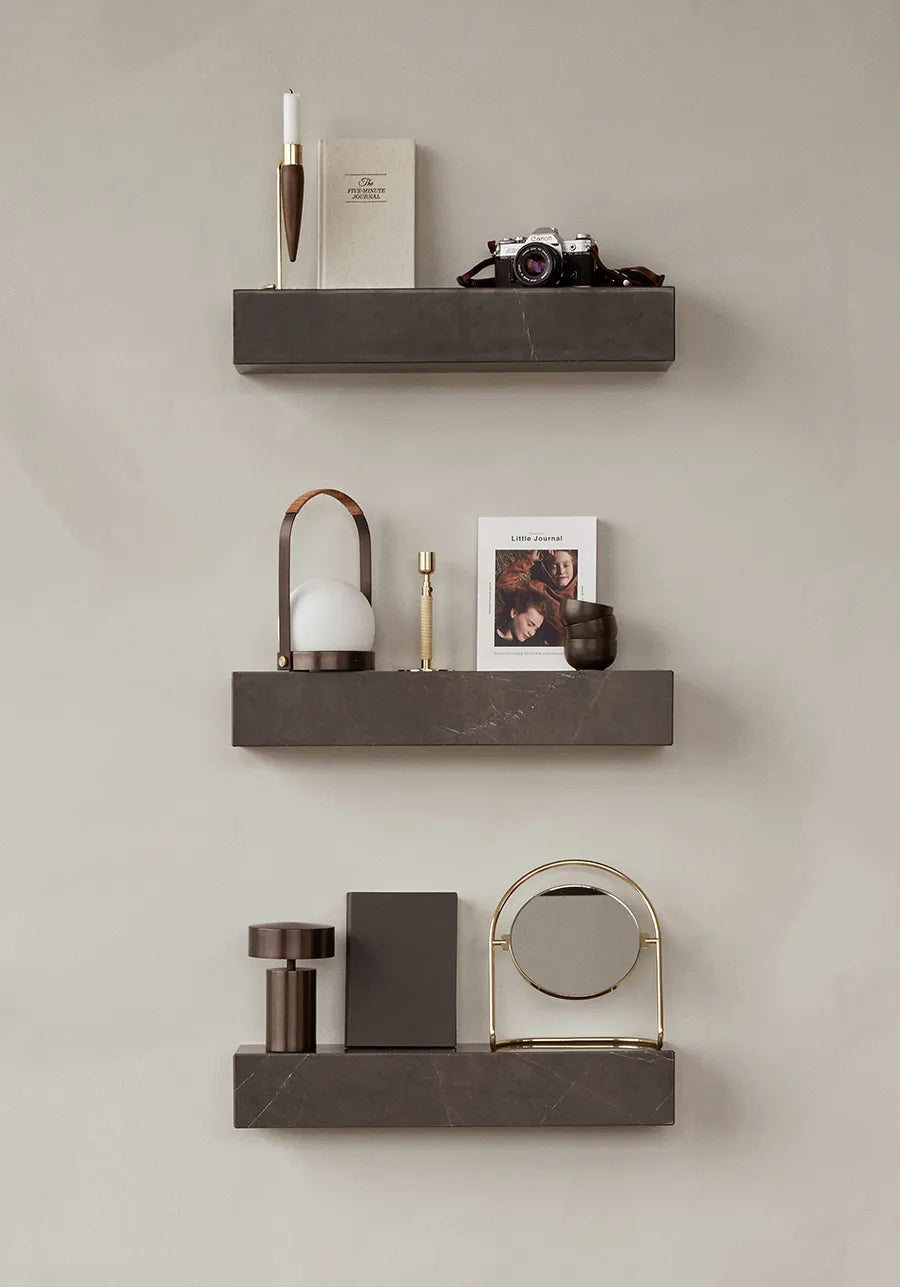 Plinth Shelf Grey Kendzo Marmor von Audo Copenhagen - 8 - Jacobsen Plus