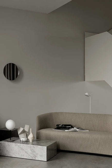 Plinth Low White Carrara Marmor von Audo Copenhagen - 2 - Jacobsen Plus