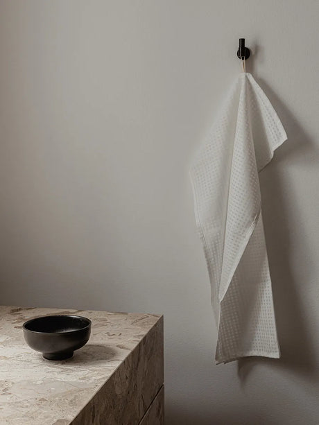 Troides Tea Towel, Set á 2 Stk. von Audo Copenhagen - Burnt Sienna - Weiß - Jacobsen Plus
