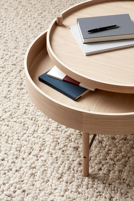 Turning Table, Weißeiche von Audo Copenhagen - 2 - Jacobsen Plus