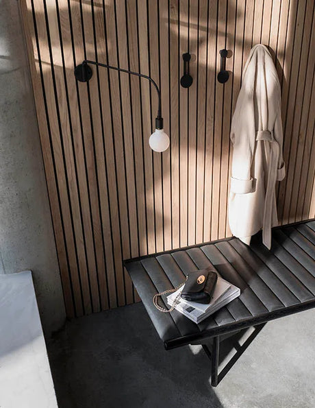 Afteroom Garderobenleiste, klein von Audo Copenhagen - Schwarz - Jacobsen Plus