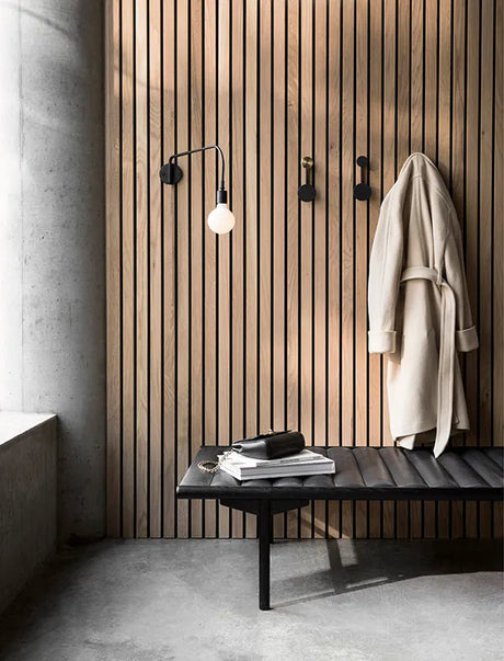 Afteroom Garderobenleiste, klein von Audo Copenhagen - Schwarz - Jacobsen Plus