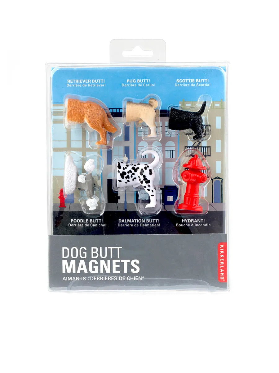 Dog Butt Magnets, Set á 6 Stk. von Kikkerland - 1 - Jacobsen Plus
