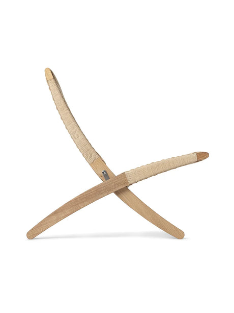 Cuba Stuhl mit Papiergarn von Carl Hansen & Søn - Eg Öl - Naturgeflecht - Jacobsen Plus