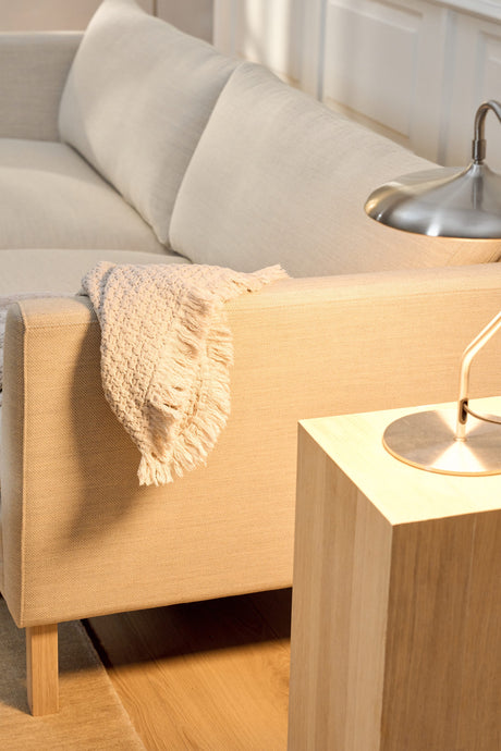 MH2301 Sofa, Fokus Royal von Mogens Hansen - 2 Pers. / Fiord 0101 - Jacobsen Plus