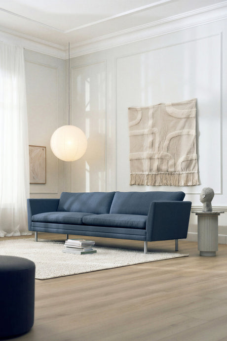MH2301 Sofa, Fokus Royal von Mogens Hansen - 2 Pers. / Fiord 0101 - Jacobsen Plus