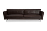 MH2301 Sofa, gefion læder fra Mogens Hansen - 2 pers. sofa (158 cm) / Mørkebrun - Jacobsen Plus