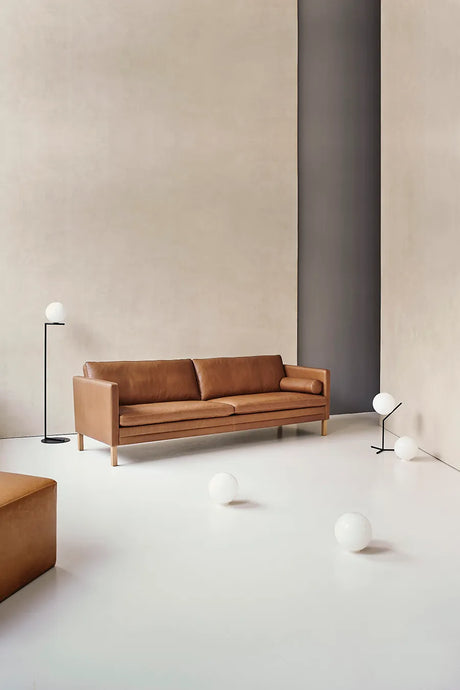 MH2614/MH2615 Sofa, Frej Leder fra Mogens Hansen - 2-Personen-Sofa - Jacobsen Plus